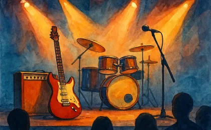 Original JustKansas illustration for Sonic Live in Concert