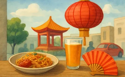 Original JustKansas illustration for 45th Wichita Asian Festival