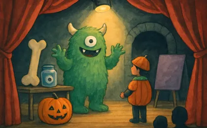 Original JustKansas illustration for Walk Through Monster Clinic (Trick or Treating Event)