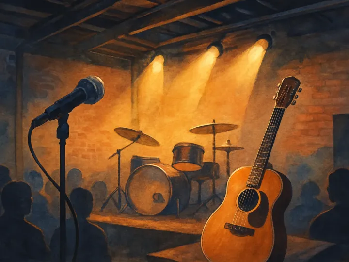 Original JustKansas illustration for Marc Baker at the Wichita Union Stockyards!