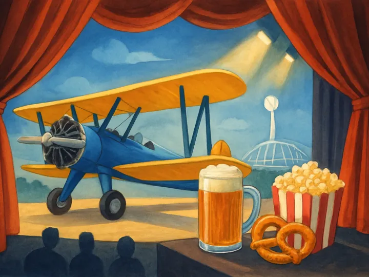 Original JustKansas illustration for Stearman's 19th Annual Fly In