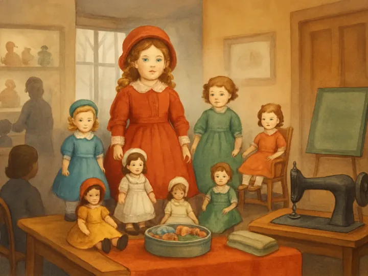 Original JustKansas illustration for 9th Annual Doll Show