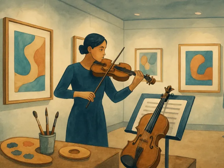 Original JustKansas illustration for Chamber Music Featuring Ayesh
