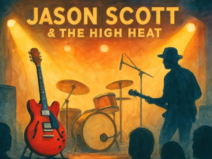 Original JustKansas illustration for Jason Scott & The High Heat