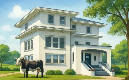 Original JustKansas illustration for Chisholm Trail Museum