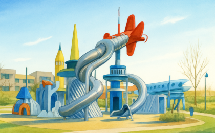 Original JustKansas illustration for Exploration Place