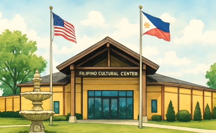 Original JustKansas illustration for Filipino Cultural Center Foundation