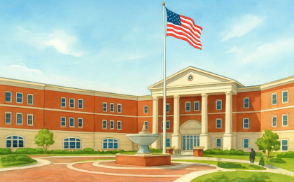 Original JustKansas illustration for Fort Leavenworth