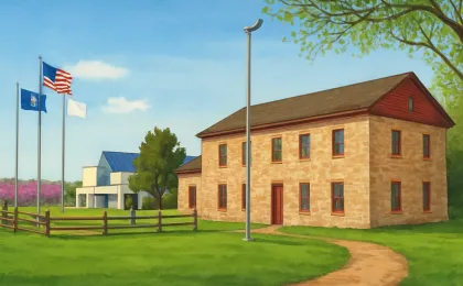 Original JustKansas illustration for Kansas Historical Society