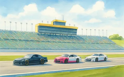 Original JustKansas illustration for Kansas Speedway