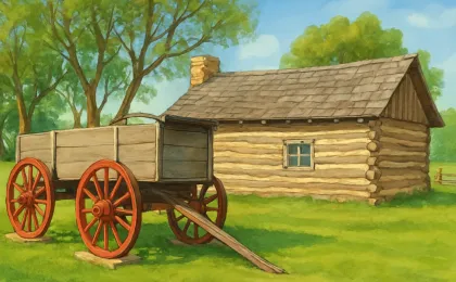 Original JustKansas illustration for Little House on the Prairie Museum