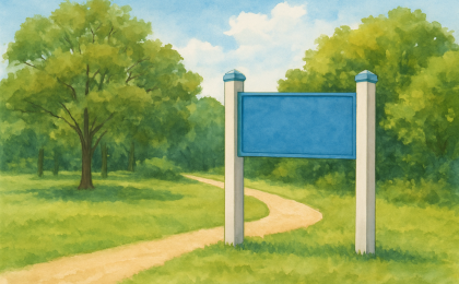 Original JustKansas illustration for Naismith Valley Park