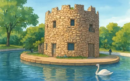 Original JustKansas illustration for Ralph Mitchell Zoo