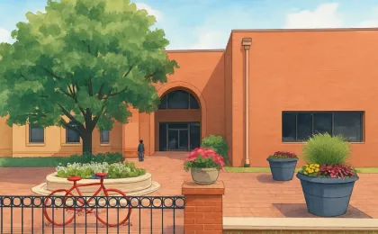Original JustKansas illustration for Reno County Museum