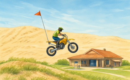 Original JustKansas illustration for Syracuse Sand Dunes Park