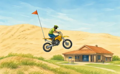 Original JustKansas illustration for Syracuse Sand Dunes Park