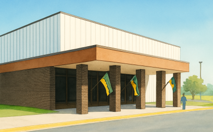 Original JustKansas illustration for William Inge Center for the Arts